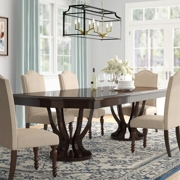 Double Pedestal Dining Room Tables